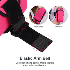 Zipper Double Pocket Multi Function Sports Arm Bag with Earphone Hole, For Smart Phones Below 6.0 inch