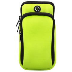 Zipper Double Pocket Multi Function Sports Arm Bag with Earphone Hole, For Smart Phones Below 6.0 inch