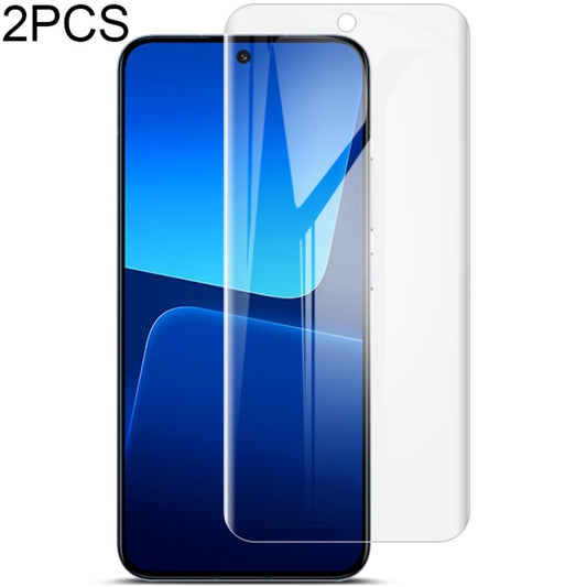 2pcs imak Curved Full Screen Hydrogel Film Front Protector, For Xiaomi 13 5G, For Xiaomi 13 Pro 5G, For OnePlus 11 5G