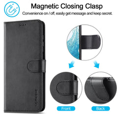 LC.IMEEKE Calf Texture Leather Phone Case, For Samsung Galaxy A34 5G