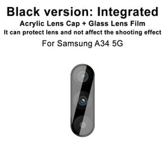 imak High Definition Integrated Glass Lens Film Black Version, For Samsung Galaxy A34 5G