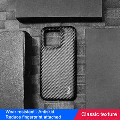 IMAK Ruiyi Series Carbon Fiber PU + PC Phone Case, For Xiaomi 13 5G 7.98mm Glass Version, For Xiaomi 13 Pro 5G 8.38mm Ceramic Version