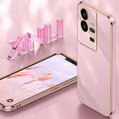 XINLI Straight Edge 6D Electroplate TPU Phone Case