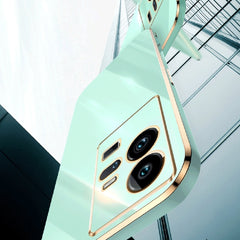 XINLI Straight Edge 6D Electroplate TPU Phone Case