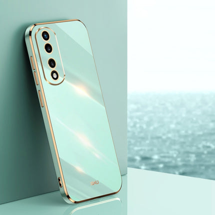 XINLI Straight Edge 6D Electroplate TPU Phone Case, For Honor 80 GT 5G, For Honor 80 Pro Flat