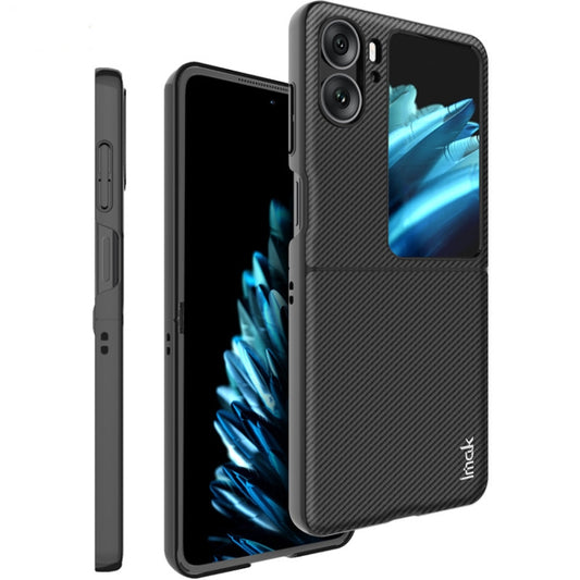 IMAK Ruiyi Series Carbon Fiber Texture PC Phone Case, For OPPO Find N2 Flip 5G