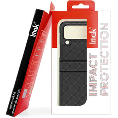 IMAK Ruiyi Series Carbon Fiber Texture PC Phone Case, For OPPO Find N2 Flip 5G