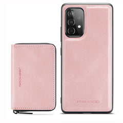 JEEHOOD Magnetic Zipper Horizontal Flip Leather Phone Case, For Samsung Galaxy A73 5G