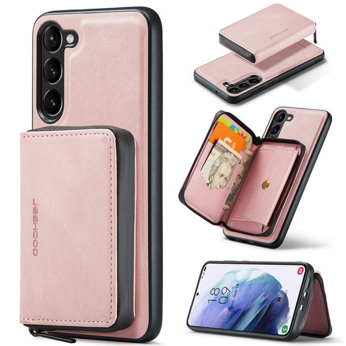 JEEHOOD Magnetic Zipper Horizontal Flip Leather Phone Case, For Samsung Galaxy S24+ 5G, For Samsung Galaxy S24 5G, For Samsung Galaxy S23 Ultra 5G, For Samsung Galaxy A53 5G