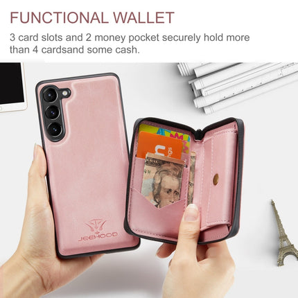 JEEHOOD Magnetic Zipper Horizontal Flip Leather Phone Case, For Samsung Galaxy S24+ 5G, For Samsung Galaxy S24 5G, For Samsung Galaxy S23 Ultra 5G, For Samsung Galaxy A53 5G