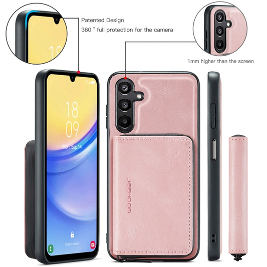 JEEHOOD Magnetic Zipper Horizontal Flip Leather Phone Case, For Samsung Galaxy A15 5G, For Samsung Galaxy A55 5G, For Samsung Galaxy A35 5G, For Samsung Galaxy S24 Ultra 5G