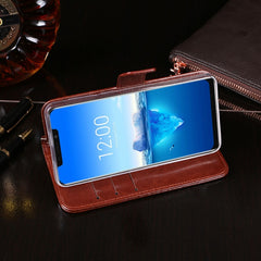 idewei  Crazy Horse Texture Horizontal Flip Leather Case with Holder & Card Slots & Wallet, For Oukitel C12 Pro, For Oukitel C15 Pro, For Oukitel C16 Pro