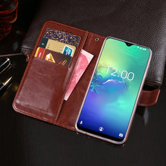 idewei  Crazy Horse Texture Horizontal Flip Leather Case with Holder & Card Slots & Wallet, For Oukitel C15 Pro, For Oukitel C16 Pro, For Oukitel C17 Pro, For Oukitel K3