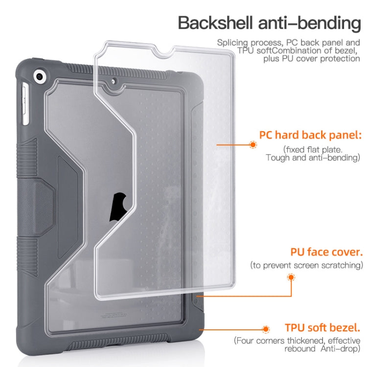 3-fold TPU Acrylic PC Smart Leather Tablet Case, For iPad 10.2 2019 / 10.2 2020 / 10.2 2021