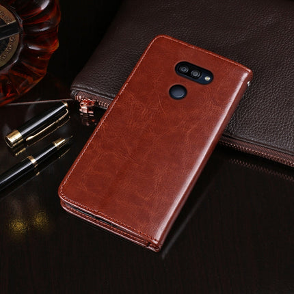idewei Crazy Horse Texture Horizontal Flip Leather Case with Holder & Card Slots & Wallet, For LG K50S, For LG Stylo 5, For LG X power2