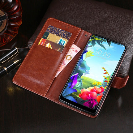 idewei Crazy Horse Texture Horizontal Flip Leather Case with Holder & Card Slots & Wallet, For LG K50S, For LG Stylo 5, For LG X power2