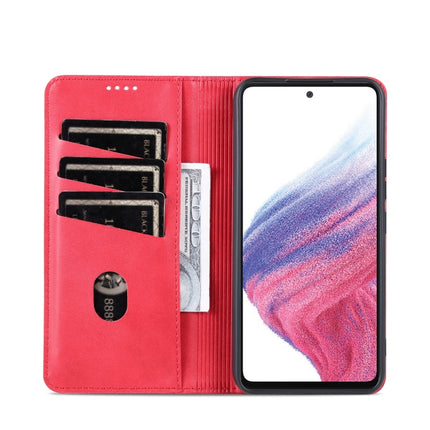 AZNS Magnetic Calf Texture Flip Leather Phone Case