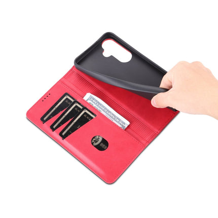 AZNS Magnetic Calf Texture Flip Leather Phone Case