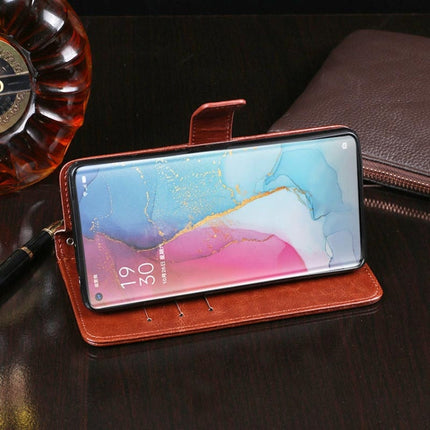 idewei Crazy Horse Texture Horizontal Flip Leather Case with Holder & Card Slots & Wallet, For OPPO Reno3 Pro, For OPPO Reno A, For OPPO Reno Ace