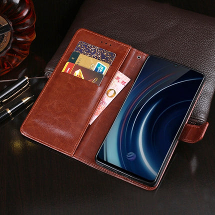 idewei  Crazy Horse Texture Horizontal Flip Leather Case with Holder & Card Slots & Wallet, For Vivo IQOO, For Vivo iQOO Pro 5G, For Vivo NEX 3 5G