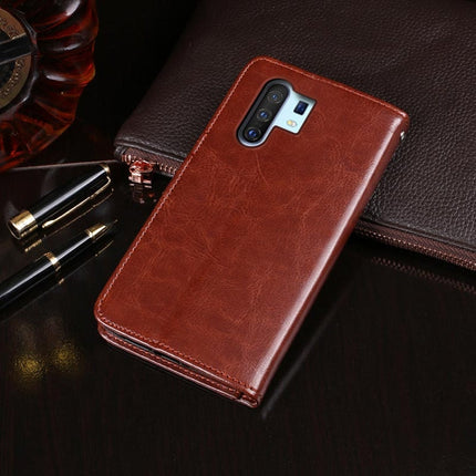 idewei  Crazy Horse Texture Horizontal Flip Leather Case with Holder & Card Slots & Wallet, For Vivo X30 Pro, For Vivo Y9s, For Vivo Y11 2019