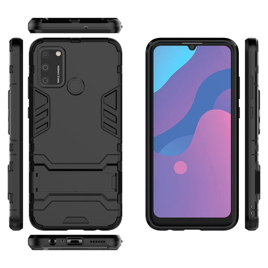 PC + TPU Anti-fall Protective Case with Invisible Holder, For Huawei Honor 9A, For Huawei Honor Play 4T Pro, For Galaxy A71 5G