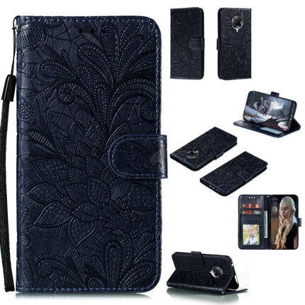 Lace Flower Embossing Pattern Horizontal Flip Leather Case , with Holder & Card Slots & Wallet & Photo Frame & Lanyard, For Huawei Enjoy 10e, For Xiaomi Redmi K30 Pro, For Xiaomi Redmi Note 9 Pro, For Xiaomi Redmi Note 9 Pro Max
