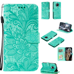 Lace Flower Embossing Pattern Horizontal Flip Leather Case , with Holder & Card Slots & Wallet & Photo Frame & Lanyard, For Huawei Enjoy 10e, For Xiaomi Redmi K30 Pro, For Xiaomi Redmi Note 9 Pro, For Xiaomi Redmi Note 9 Pro Max, For Xiaomi Redmi Note 9S