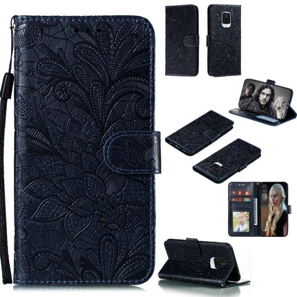 Lace Flower Embossing Pattern Horizontal Flip Leather Case , with Holder & Card Slots & Wallet & Photo Frame & Lanyard, For Xiaomi Redmi Note 9S, For Huawei Nova 7, For Huawei Nova 7 Pro, For Huawei Nova 7 SE