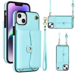 RFID Card Slot Phone Case with Long Lanyard, For iPhone 14 / 13, For iPhone 14 Plus, For iPhone 14 Pro, For iPhone 14 Pro Max, For iPhone 13 Pro Max