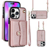 RFID Card Slot Phone Case with Long Lanyard, For iPhone 14 / 13, For iPhone 14 Plus, For iPhone 14 Pro, For iPhone 14 Pro Max, For iPhone 13 Pro Max