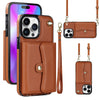 RFID Card Slot Phone Case with Long Lanyard, For iPhone 14 / 13, For iPhone 14 Plus, For iPhone 14 Pro, For iPhone 14 Pro Max, For iPhone 13 Pro Max