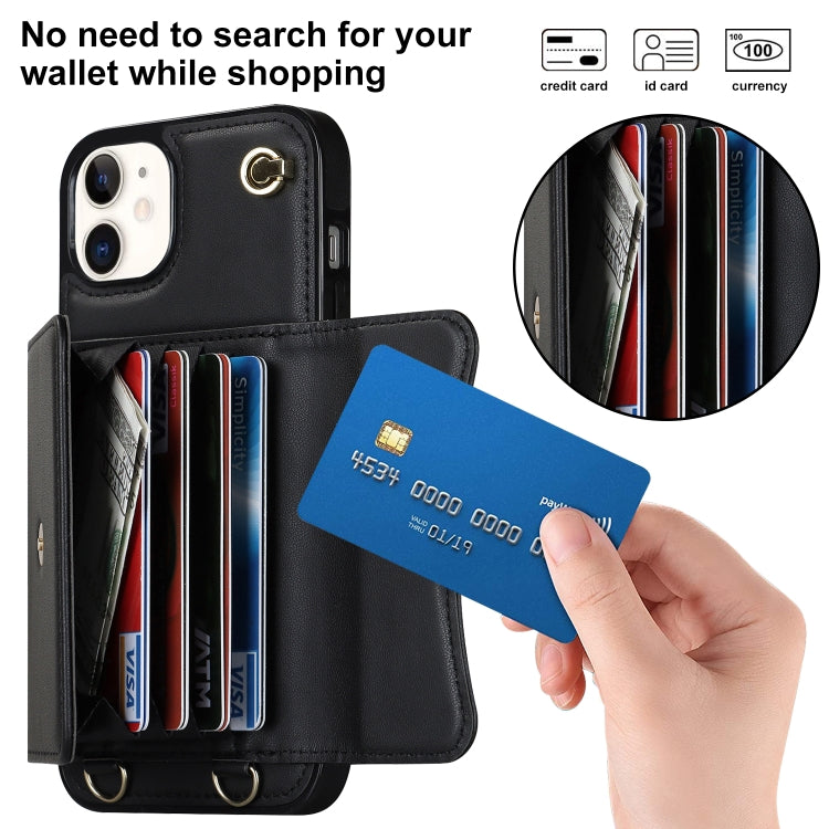 RFID Card Slot Phone Case with Long Lanyard, For iPhone 12, For iPhone 12 Pro, For iPhone 12 Pro Max, For iPhone 11, For iPhone 11 Pro