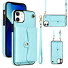 RFID Card Slot Phone Case with Long Lanyard, For iPhone 12, For iPhone 12 Pro, For iPhone 12 Pro Max, For iPhone 11, For iPhone 11 Pro