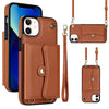 RFID Card Slot Phone Case with Long Lanyard, For iPhone 12, For iPhone 12 Pro, For iPhone 12 Pro Max, For iPhone 11, For iPhone 11 Pro