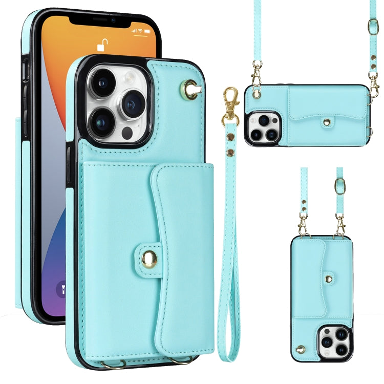 RFID Card Slot Phone Case with Long Lanyard, For iPhone 12, For iPhone 12 Pro, For iPhone 12 Pro Max, For iPhone 11, For iPhone 11 Pro