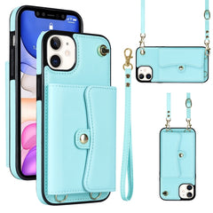 RFID Card Slot Phone Case with Long Lanyard, For iPhone 11, For iPhone 11 Pro, For iPhone 11 Pro Max, For iPhone X / XS
