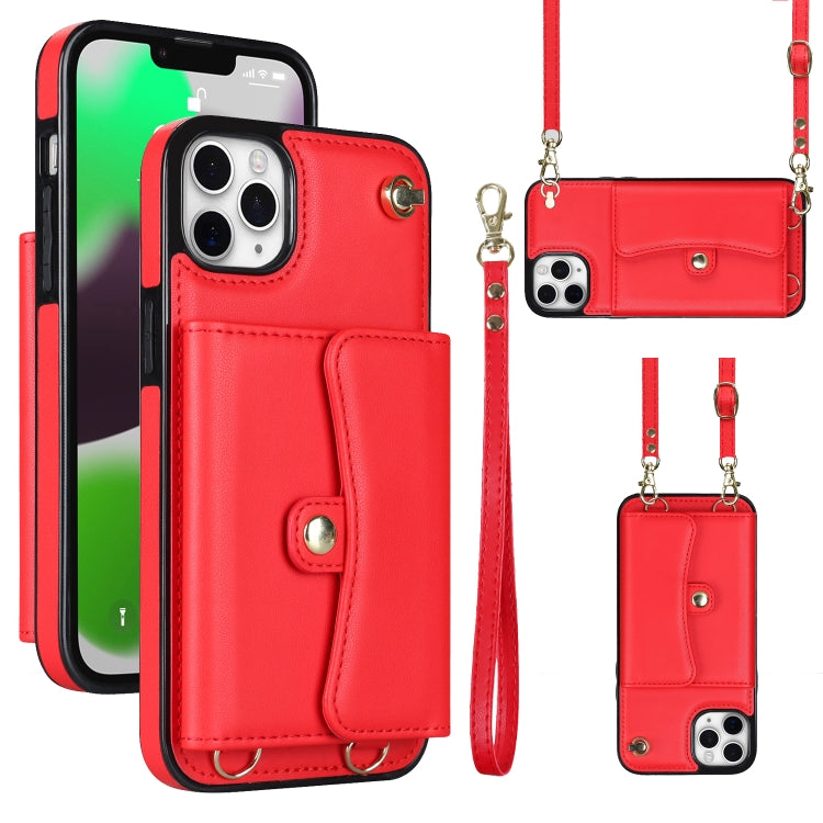 RFID Card Slot Phone Case with Long Lanyard, For iPhone 11 Pro Max, For iPhone X / XS, For iPhone XS Max, For iPhone 8 Plus / 7 Plus, For iPhone XR