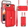 RFID Card Slot Phone Case with Long Lanyard, For iPhone 11 Pro Max, For iPhone X / XS, For iPhone XS Max, For iPhone 8 Plus / 7 Plus, For iPhone XR