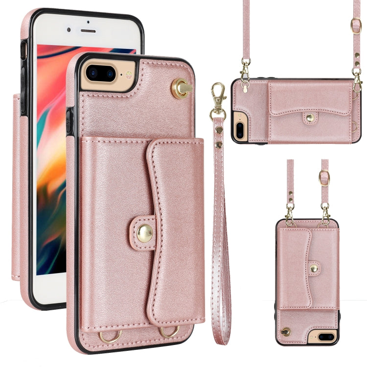 RFID Card Slot Phone Case with Long Lanyard, For iPhone 11 Pro Max, For iPhone X / XS, For iPhone XS Max, For iPhone 8 Plus / 7 Plus, For iPhone XR