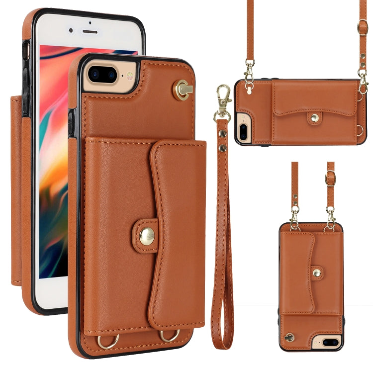 RFID Card Slot Phone Case with Long Lanyard, For iPhone 11 Pro Max, For iPhone X / XS, For iPhone XS Max, For iPhone 8 Plus / 7 Plus, For iPhone XR