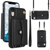 RFID Card Slot Phone Case with Long Lanyard, For iPhone 11 Pro Max, For iPhone X / XS, For iPhone XS Max, For iPhone 8 Plus / 7 Plus, For iPhone XR