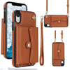 RFID Card Slot Phone Case with Long Lanyard, For iPhone 11 Pro Max, For iPhone X / XS, For iPhone XS Max, For iPhone 8 Plus / 7 Plus, For iPhone XR