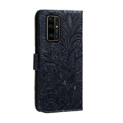 Lace Flower Embossing Pattern Horizontal Flip Leather Case , with Holder & Card Slots & Wallet & Photo Frame & Lanyard, For Huawei Honor 30 Pro, For Huawei Honor 30S, For Galaxy A11, For Galaxy A41, For Galaxy A70e