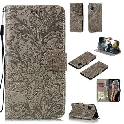Lace Flower Embossing Pattern Horizontal Flip Leather Case , with Holder & Card Slots & Wallet & Photo Frame & Lanyard, For Huawei P40 Pro Plus, For Huawei Honor 30, For Huawei Honor 30 Pro, For Huawei Honor 30S