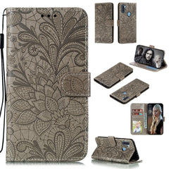 Lace Flower Embossing Pattern Horizontal Flip Leather Case , with Holder & Card Slots & Wallet & Photo Frame & Lanyard, For Huawei Honor 30 Pro, For Huawei Honor 30S, For Galaxy A11, For Galaxy A41, For Galaxy A70e