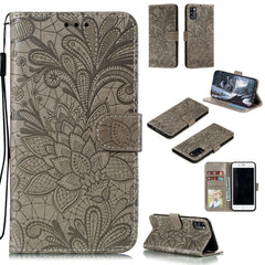 Lace Flower Embossing Pattern Horizontal Flip Leather Case , with Holder & Card Slots & Wallet & Photo Frame & Lanyard, For Huawei Honor 30 Pro, For Huawei Honor 30S, For Galaxy A11, For Galaxy A41, For Galaxy A70e