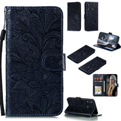 Lace Flower Embossing Pattern Horizontal Flip Leather Case , with Holder & Card Slots & Wallet & Photo Frame & Lanyard, For Huawei Honor 30 Pro, For Huawei Honor 30S, For Galaxy A11, For Galaxy A41, For Galaxy A70e