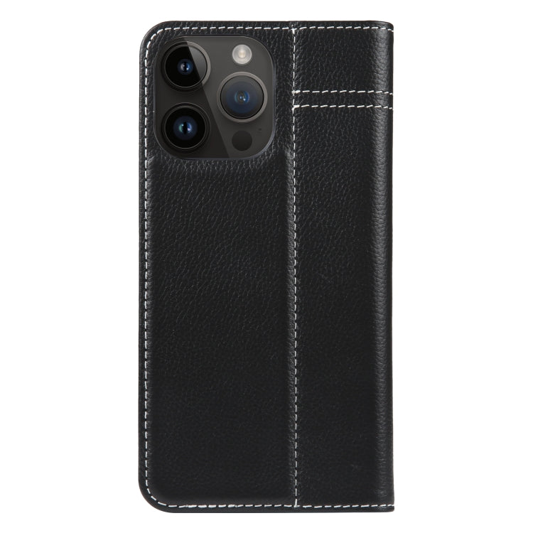 GEBEI Top-grain Horizontal Flip Leather Phone Case, For iPhone 14 Pro Max, For iPhone 14 Pro, For iPhone 14, For iPhone 14 Plus, For iPhone 13 Pro Max, For iPhone 13 Pro, For iPhone 13