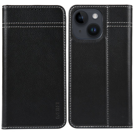 GEBEI Top-grain Horizontal Flip Leather Phone Case, For iPhone 14 Pro Max, For iPhone 14 Pro, For iPhone 14, For iPhone 14 Plus, For iPhone 13 Pro Max, For iPhone 13 Pro
